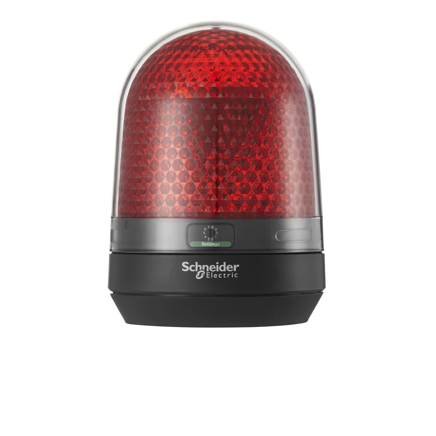 Schneider Electric Schneider Electric XVR3M04 – Illuminated beacon without buzzer, Harmony XVR, red, 100mm, integral LED, 100...230V AC