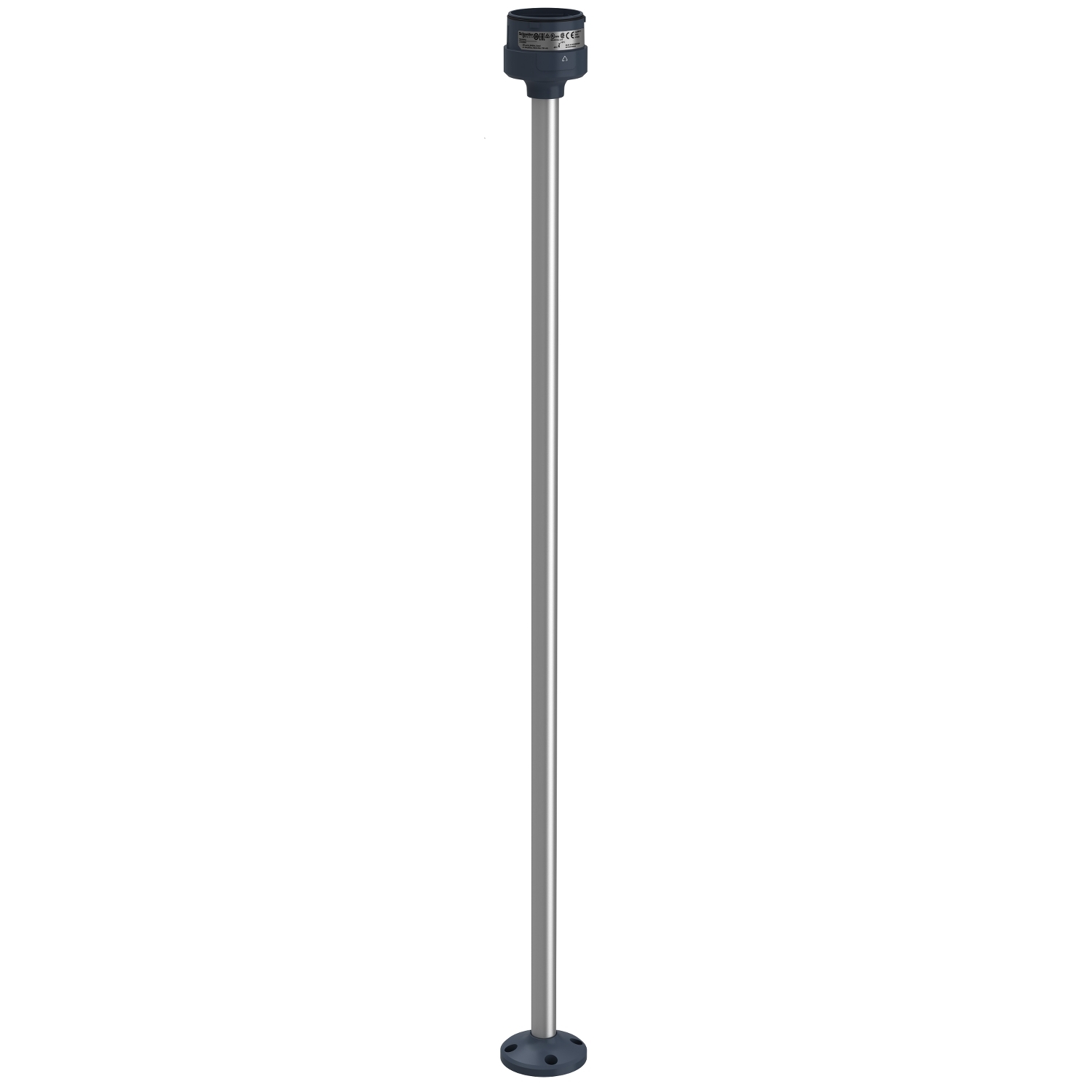 Schneider Electric Schneider Electric XVUZ800 – Fixing plate with 800mm aluminium pole for modular tower lights, Harmony XVU, black, 60mm