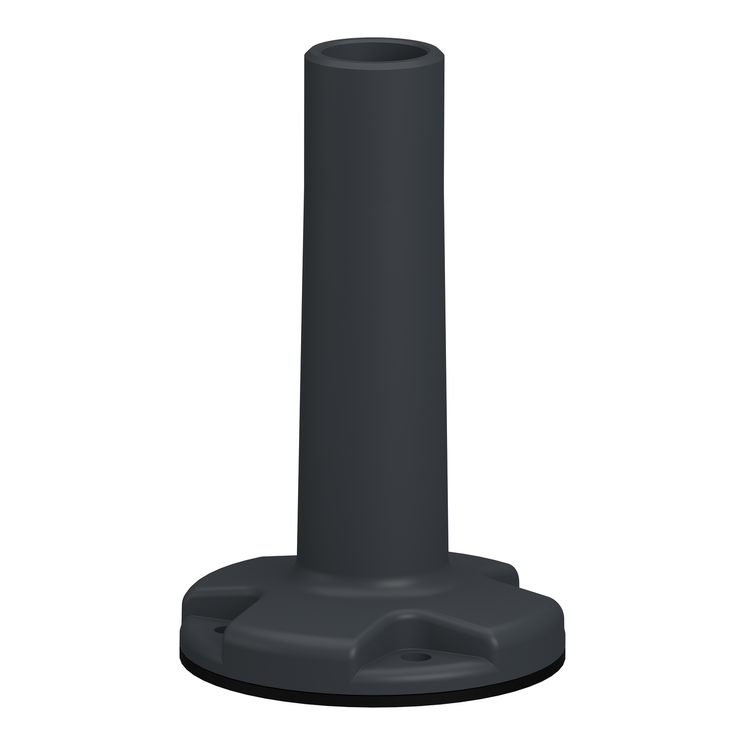 Schneider Electric Schneider Electric XVZ02 – Universal Mounting Accessory, XV4/XV6/XVB7 Modular Tower Light, Plastic Fixing Plate With Pole, Grey