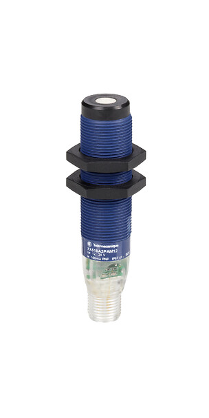 Schneider Electric Schneider Electric XX518A3PAM12 – Ultrasonic sensors XX, ultrasonic sensor cylindrical M18, Sn 0.5 m, NO, M12 connector