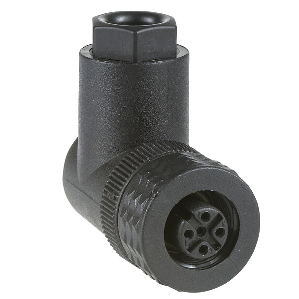 Schneider Electric Schneider Electric XZCC12FCP40B – Female, M12, 4 pin, elbowed connector, cable gland Pg 7