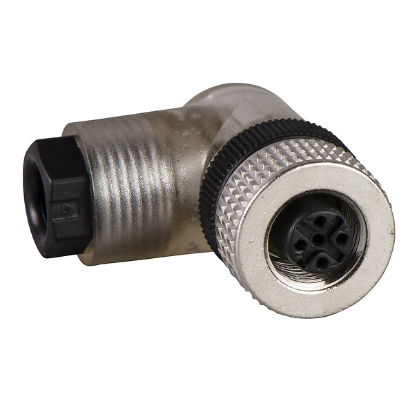Schneider Electric Schneider Electric XZCC12FCP42B – Female, M12, 4 pin, elbowed connector, cable gland Pg 7