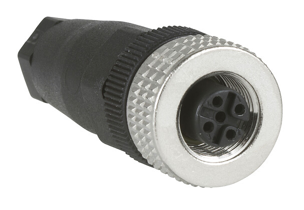 Schneider Electric Schneider Electric XZCC12FDM40B – Female, M12, 4 pin, straight connector, cable gland Pg 7