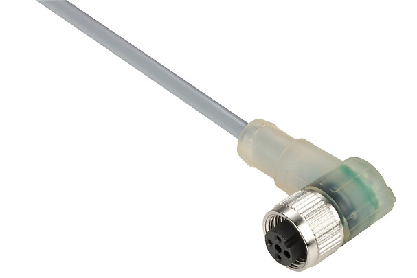 Schneider Electric Schneider Electric XZCPV1340L5 – Pre wired connectors XZ, elbowed female, M12, 3 pins, cable PVC 5 m