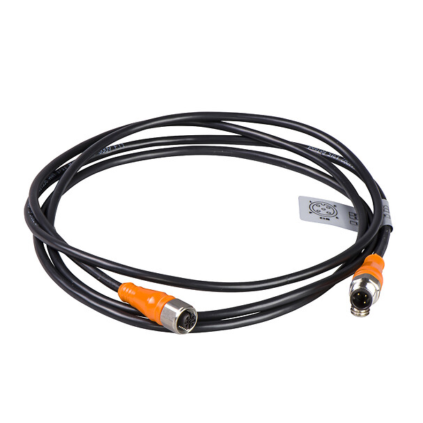 Schneider Electric Schneider Electric XZCRA151141C5 – Jumper cable XZ, male straight M12 4 pin, female straight M12 4 pin, PVC 5 m
