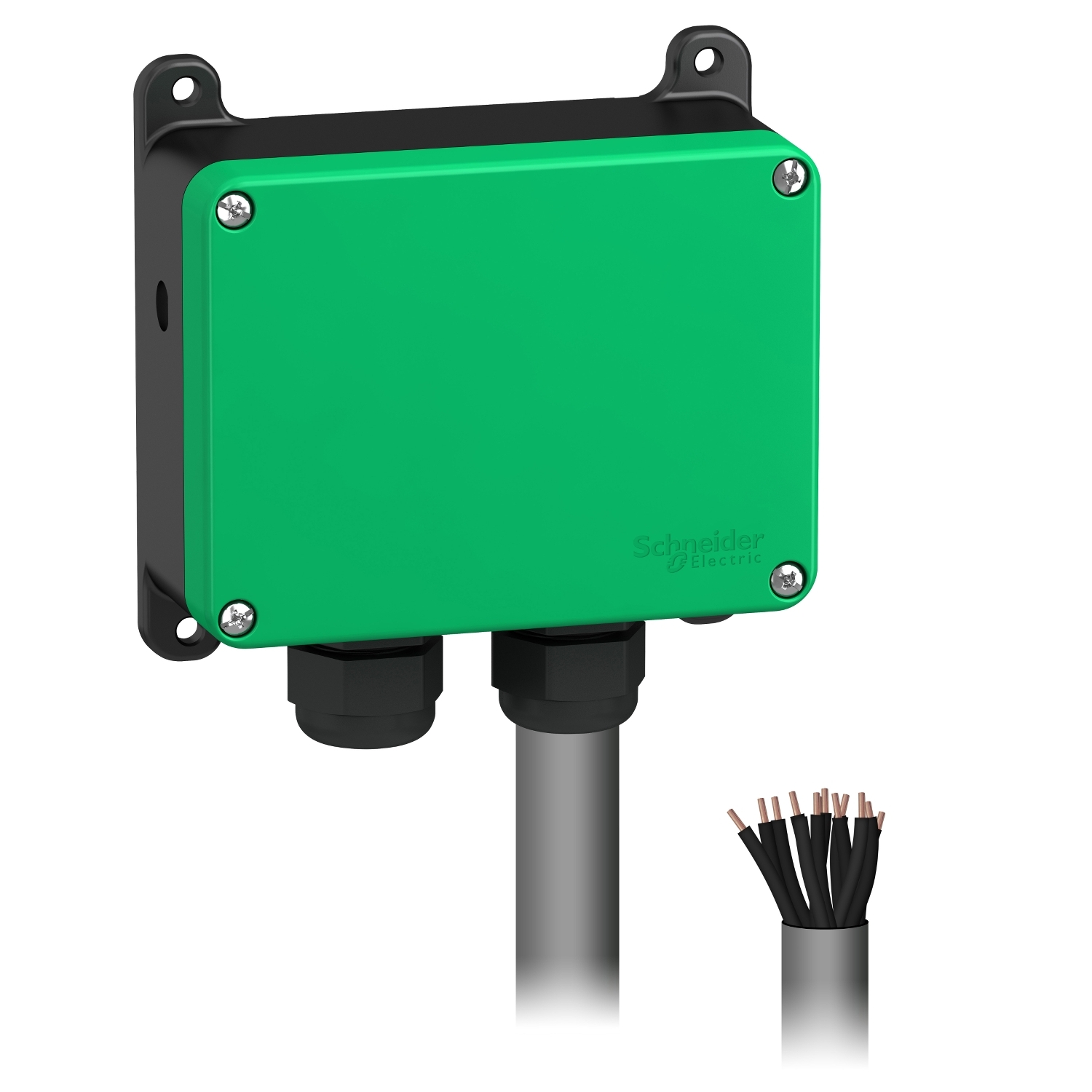 Schneider Electric Schneider Electric ZARB10WSP – Base station, Harmony eXLhoist, compact, Receiver, 10 relays outputs, pre wired 1.5 m cable, 48...240V AC