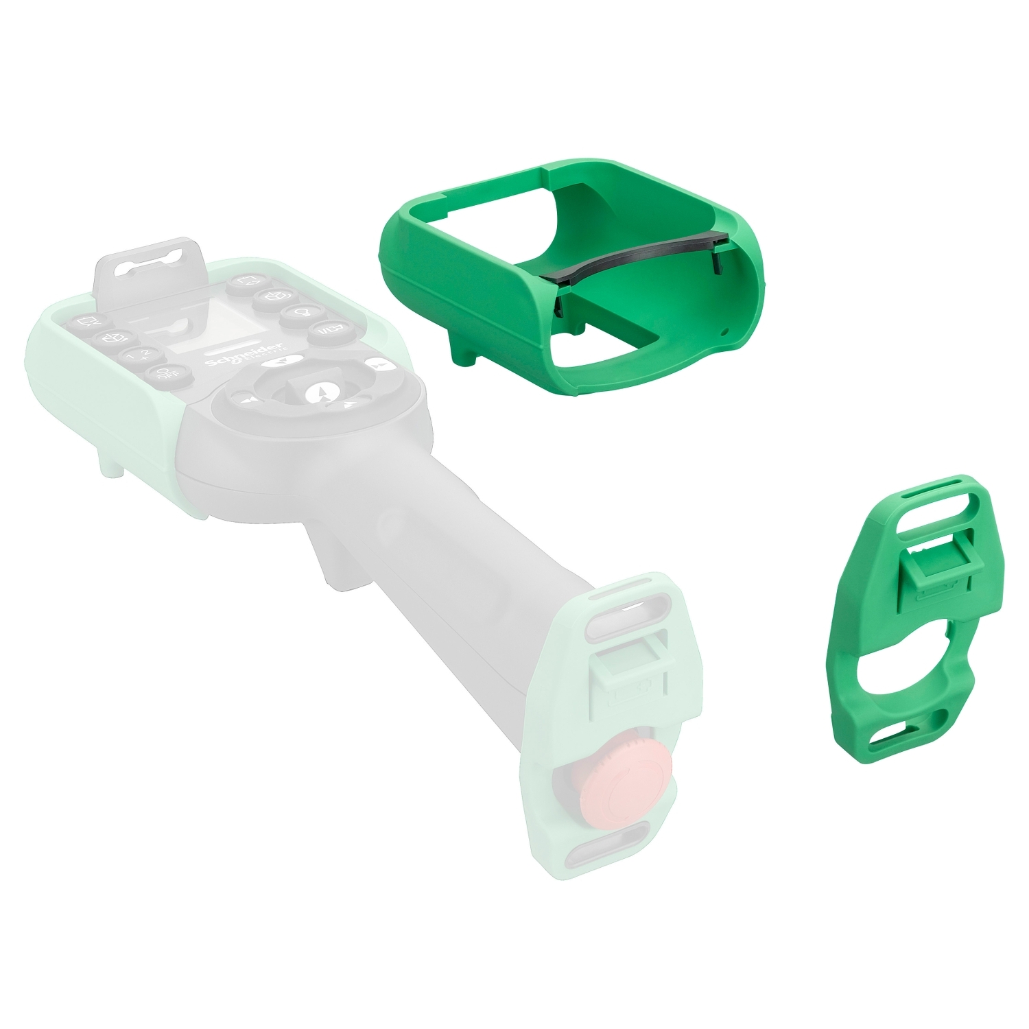 Schneider Electric Schneider Electric ZARC21 – Rear and Front Protection rubber set kit green