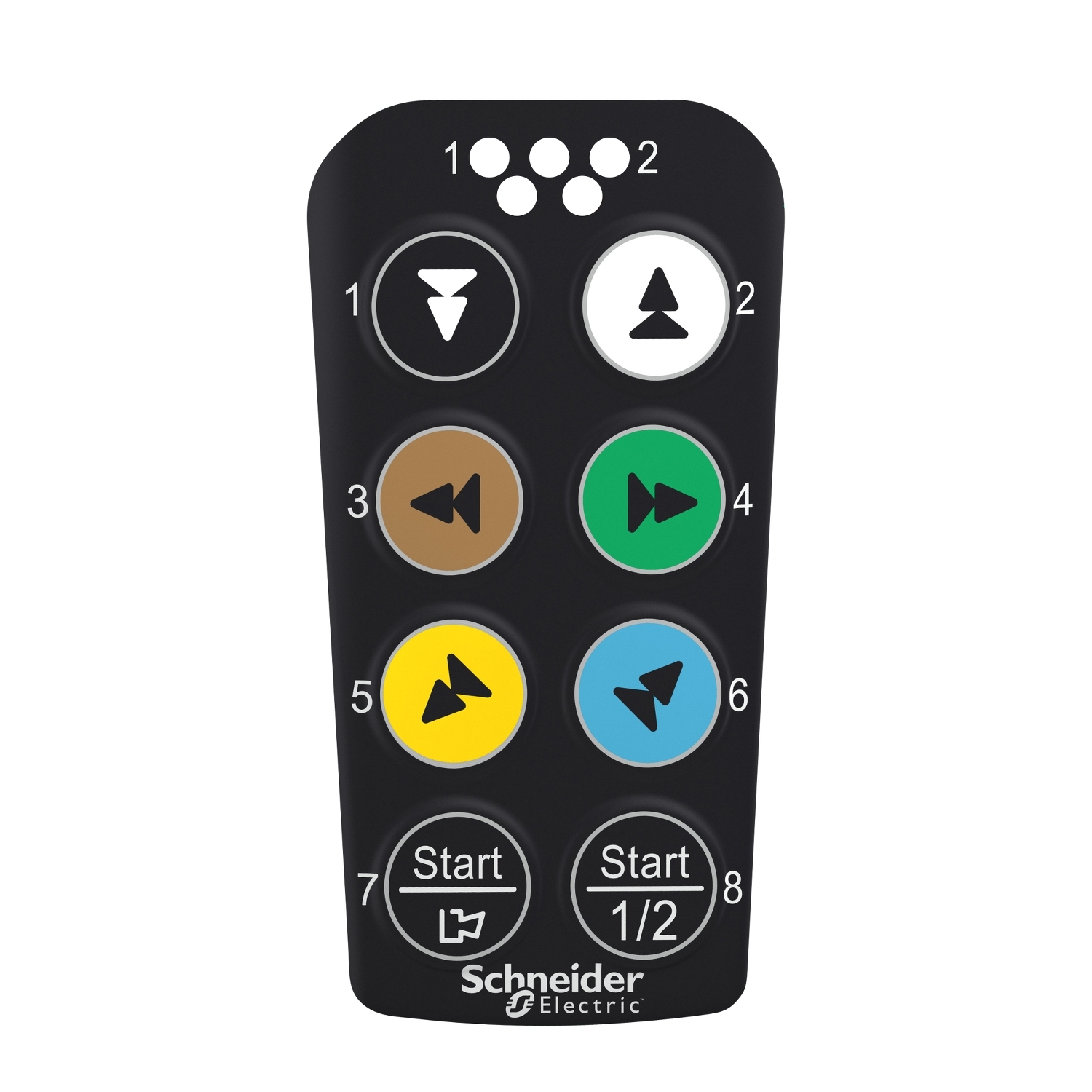 Schneider Electric Schneider Electric ZARC705G – Harmony eXLhoist, compact, Front label cover for remote control ZART8LS