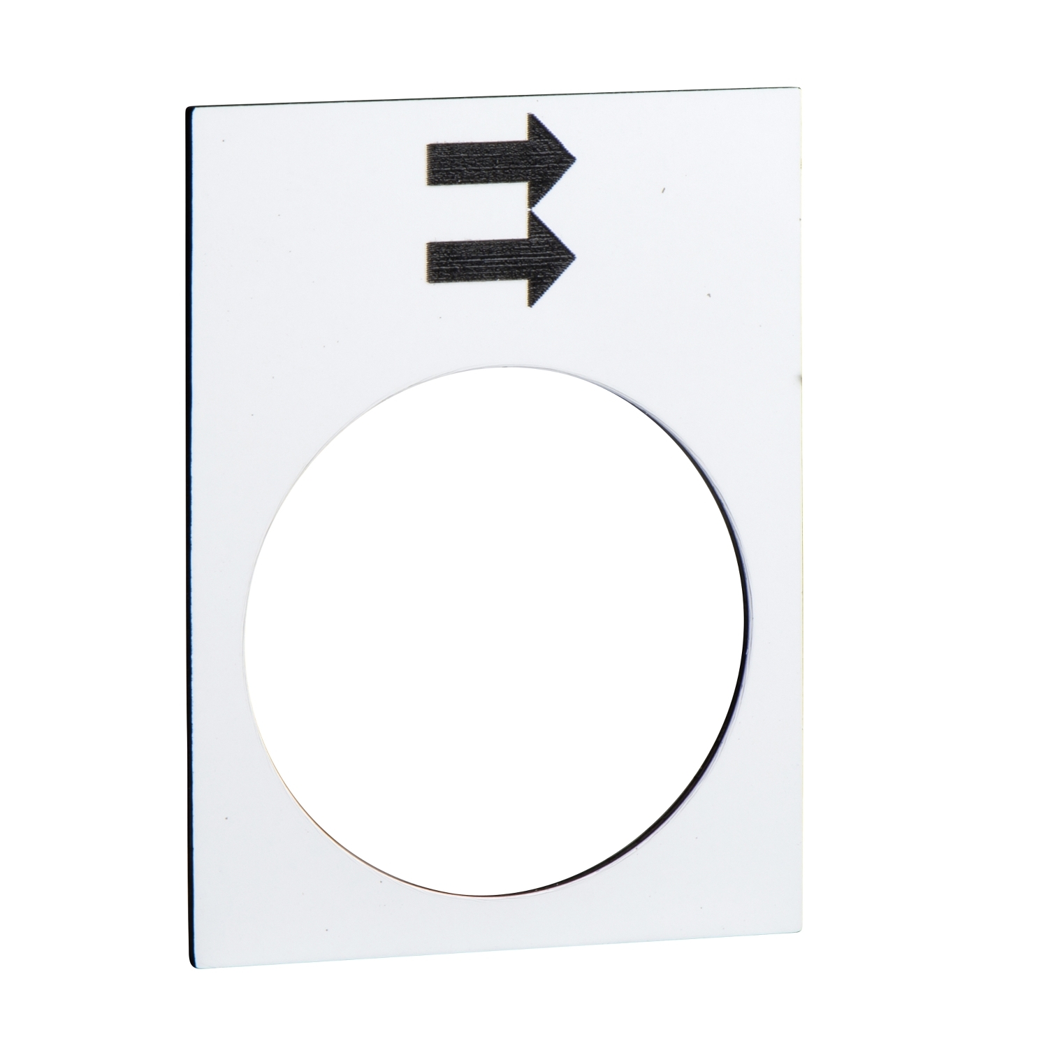 Schneider Electric Schneider Electric ZB2BY4902 – legend - 30 x 40 mm - white - raise or right, fast