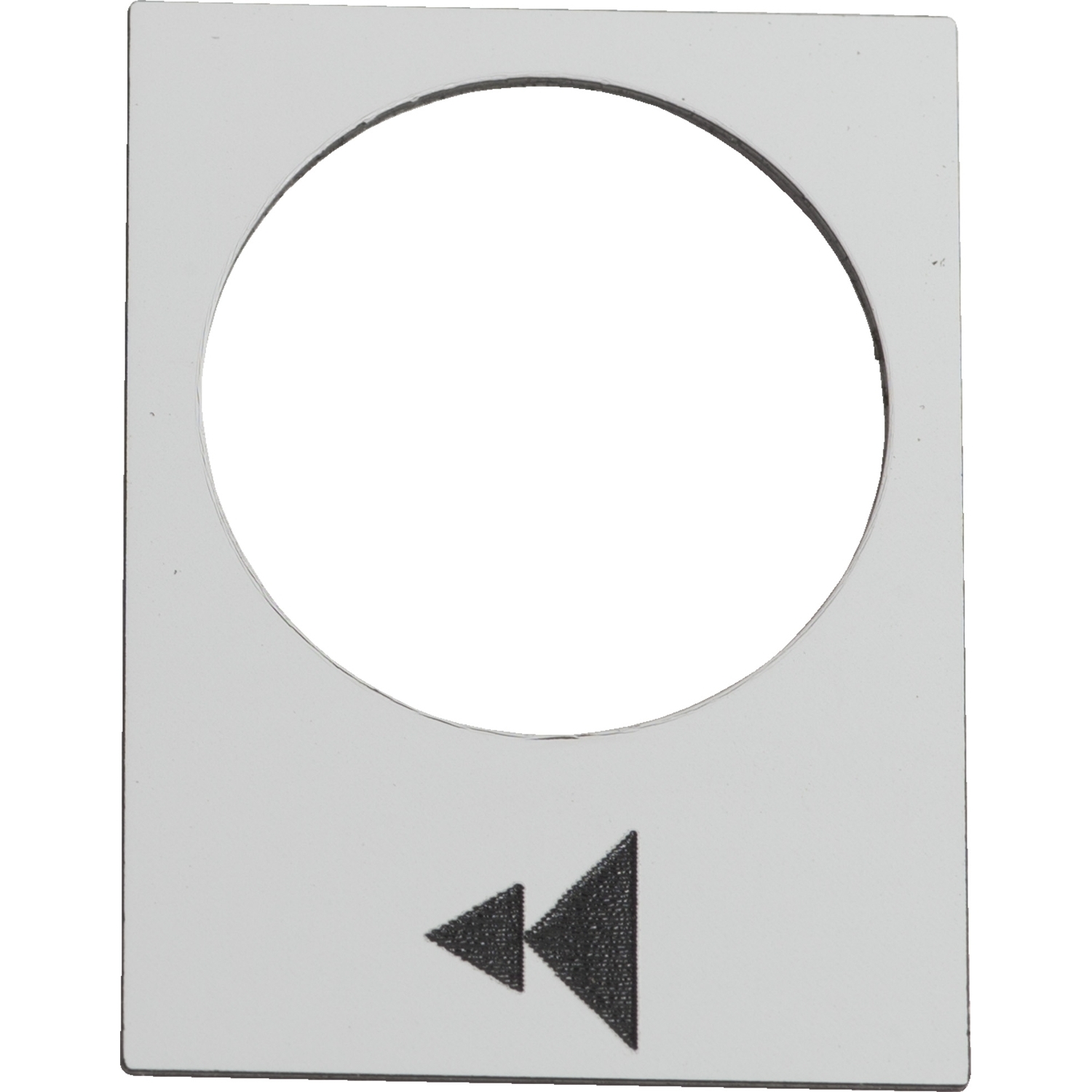 Schneider Electric Schneider Electric ZB2BY4903 – legend - 30 x 40 mm - white - raise or right, slow-fast