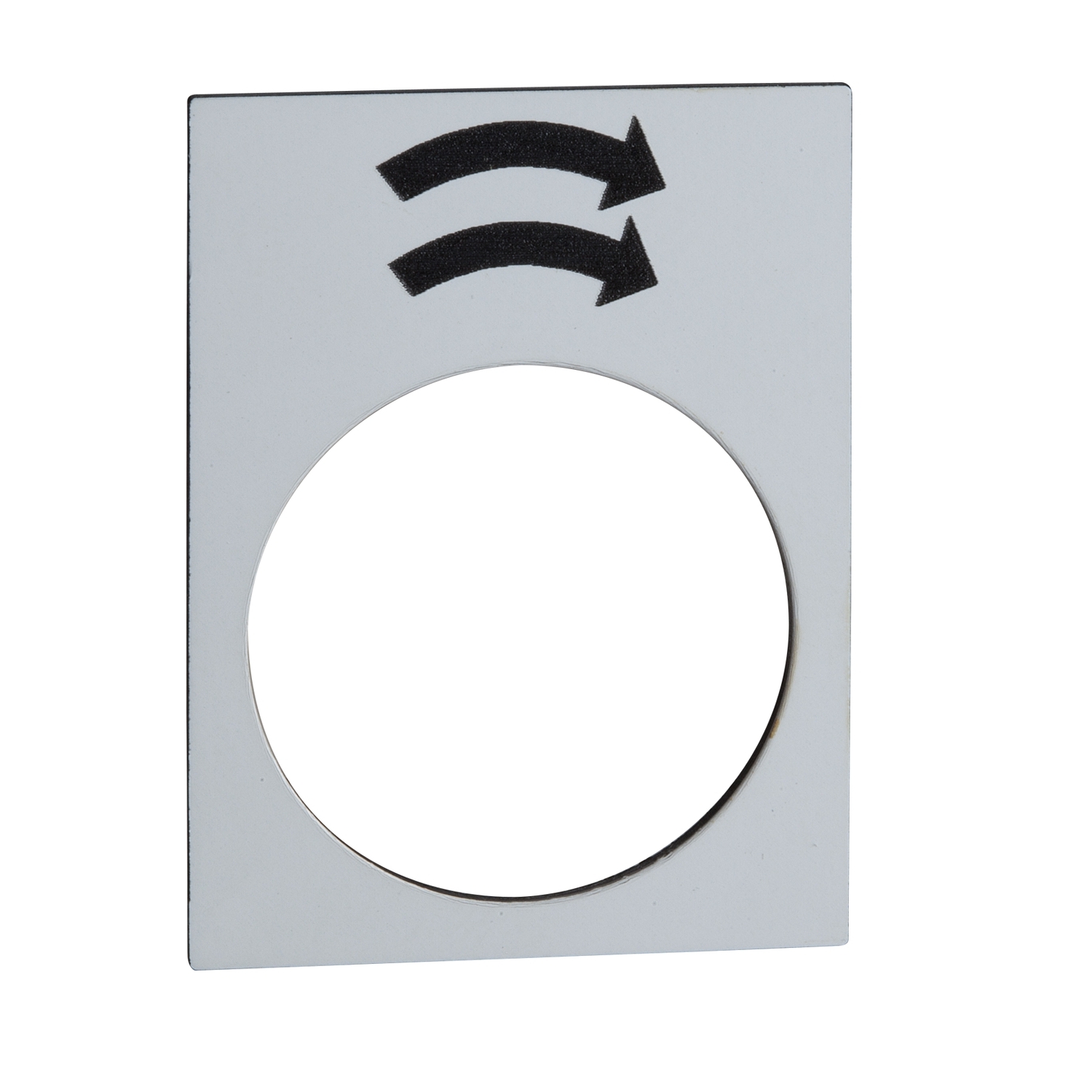 Schneider Electric Schneider Electric ZB2BY4920 – legend - 30 x 40 mm - white - slew right, fast