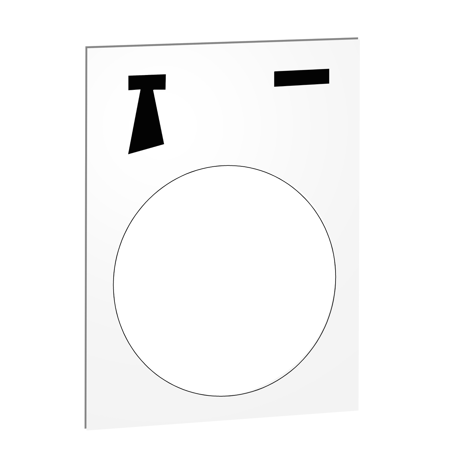 Schneider Electric Schneider Electric ZB2BY4935 – legend - 30 x 40 mm - white - start klaxon