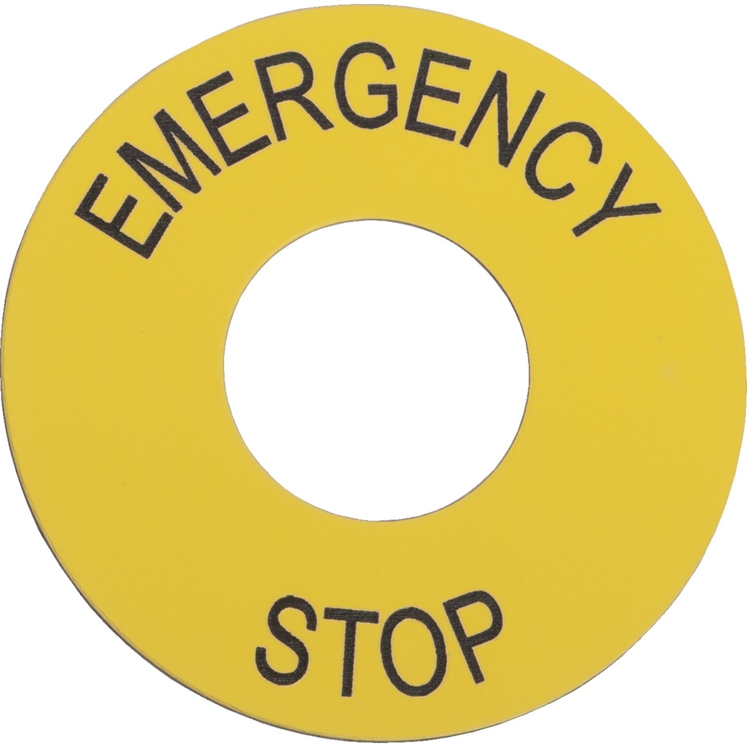 Schneider Electric Schneider Electric ZB2BY9330 – legend - Ø 22 - Ø 60 mm - EMERGENCY STOP