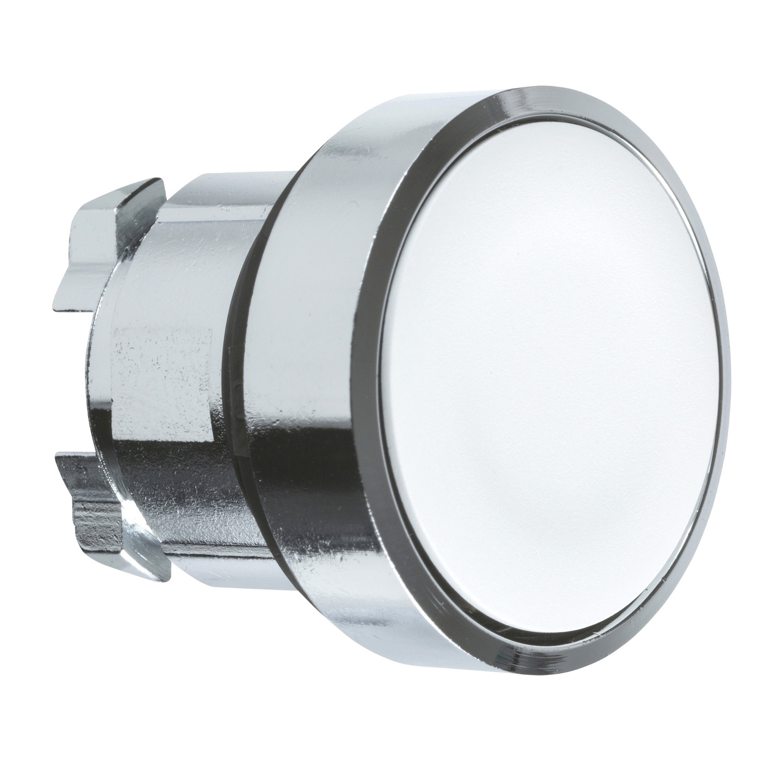 Schneider Electric Schneider Electric ZB4BA1 – white flush pushbutton head Ø22 spring return unmarked