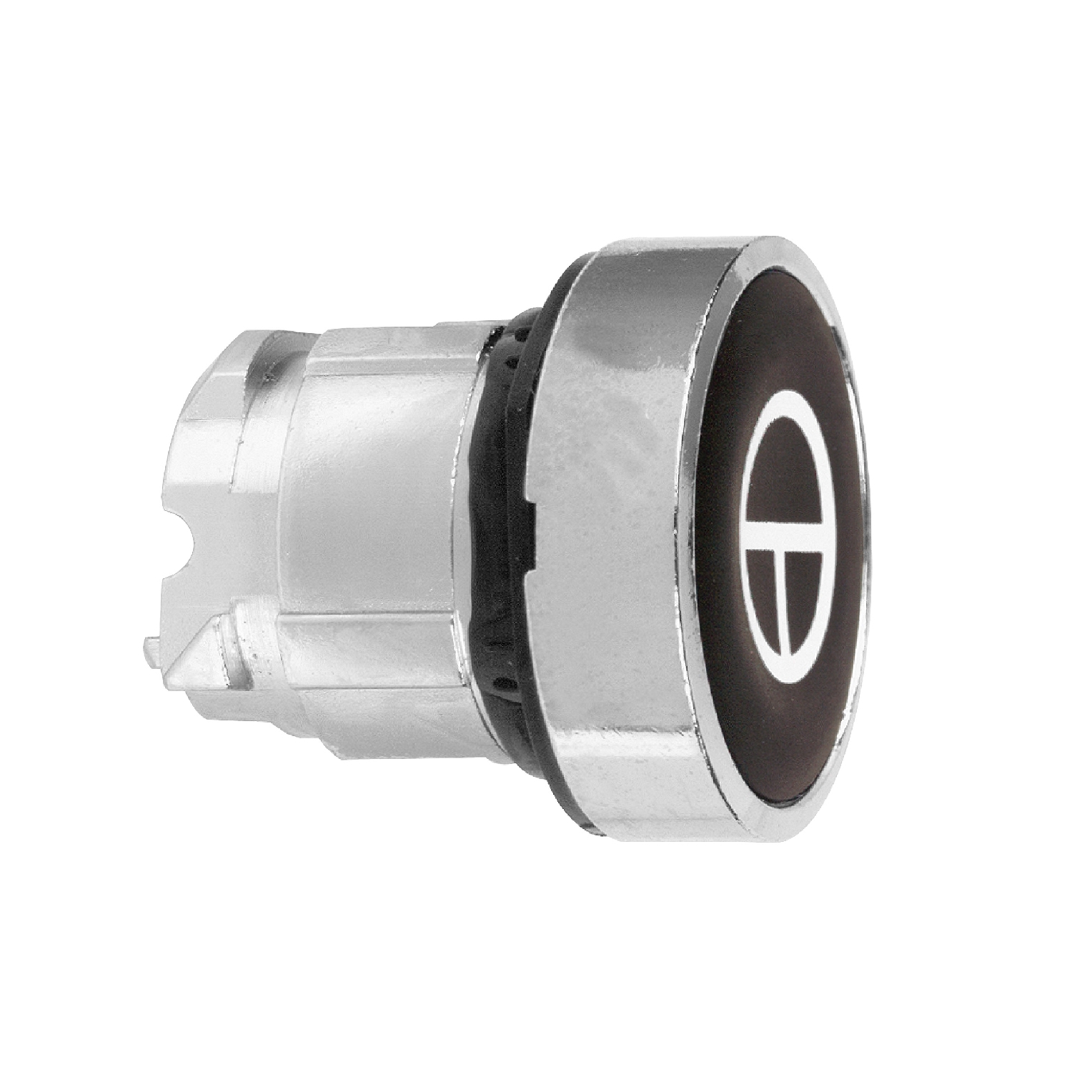 Schneider Electric Schneider Electric ZB4BA245 – Head for illuminated push button, Harmony XB4, metal, black flush, 22mm, spring return, white marked T