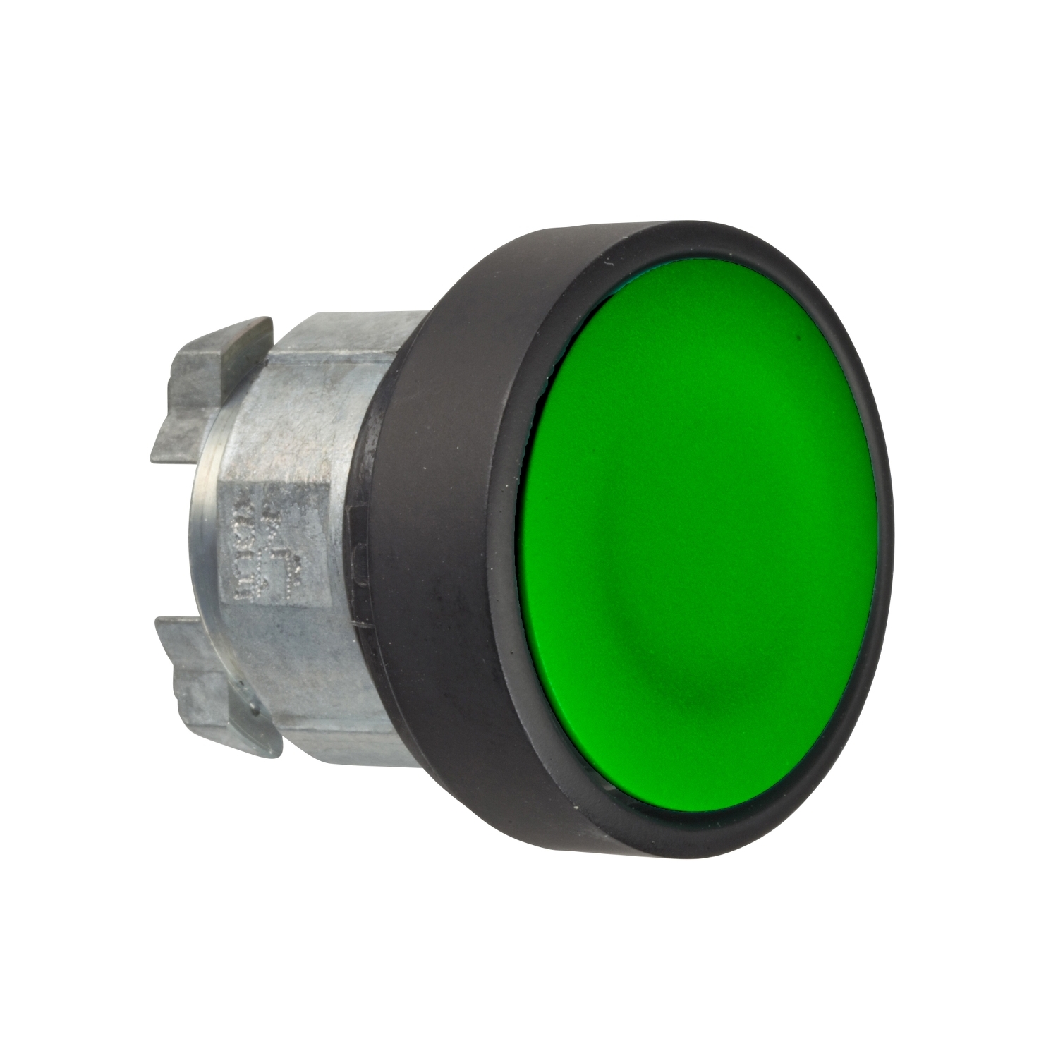 Schneider Electric Schneider Electric ZB4BA37 – Head for non illuminated push button, Harmony XB4, green flush push button 22mm, spring return, unmarked