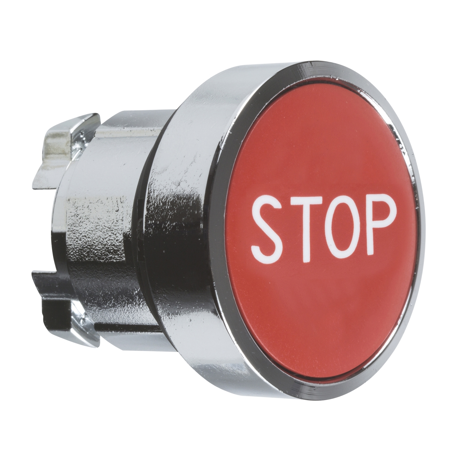 Schneider Electric Schneider Electric ZB4BA434 – red flush pushbutton head Ø22 spring return "STOP"