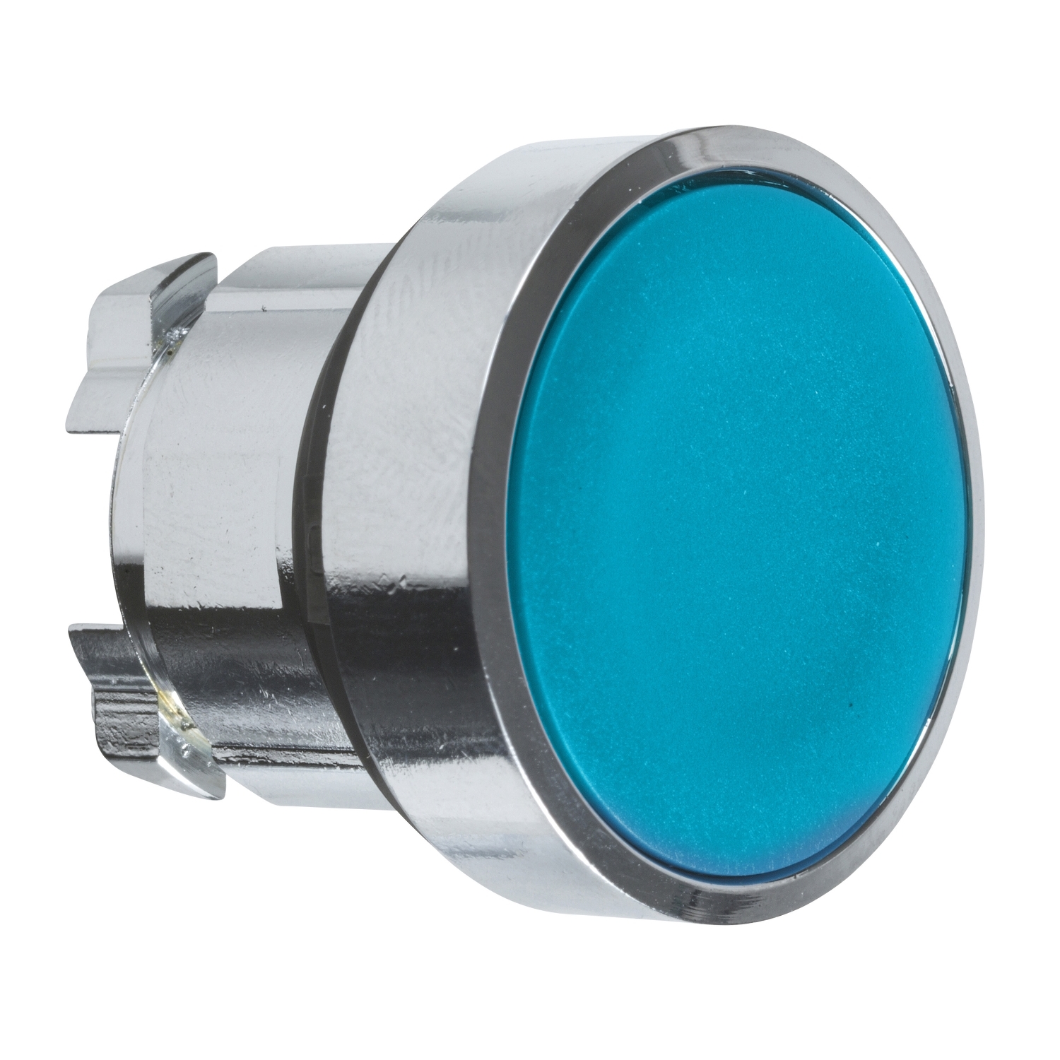Schneider Electric Schneider Electric ZB4BA6 – blue flush pushbutton head Ø22 spring return unmarked