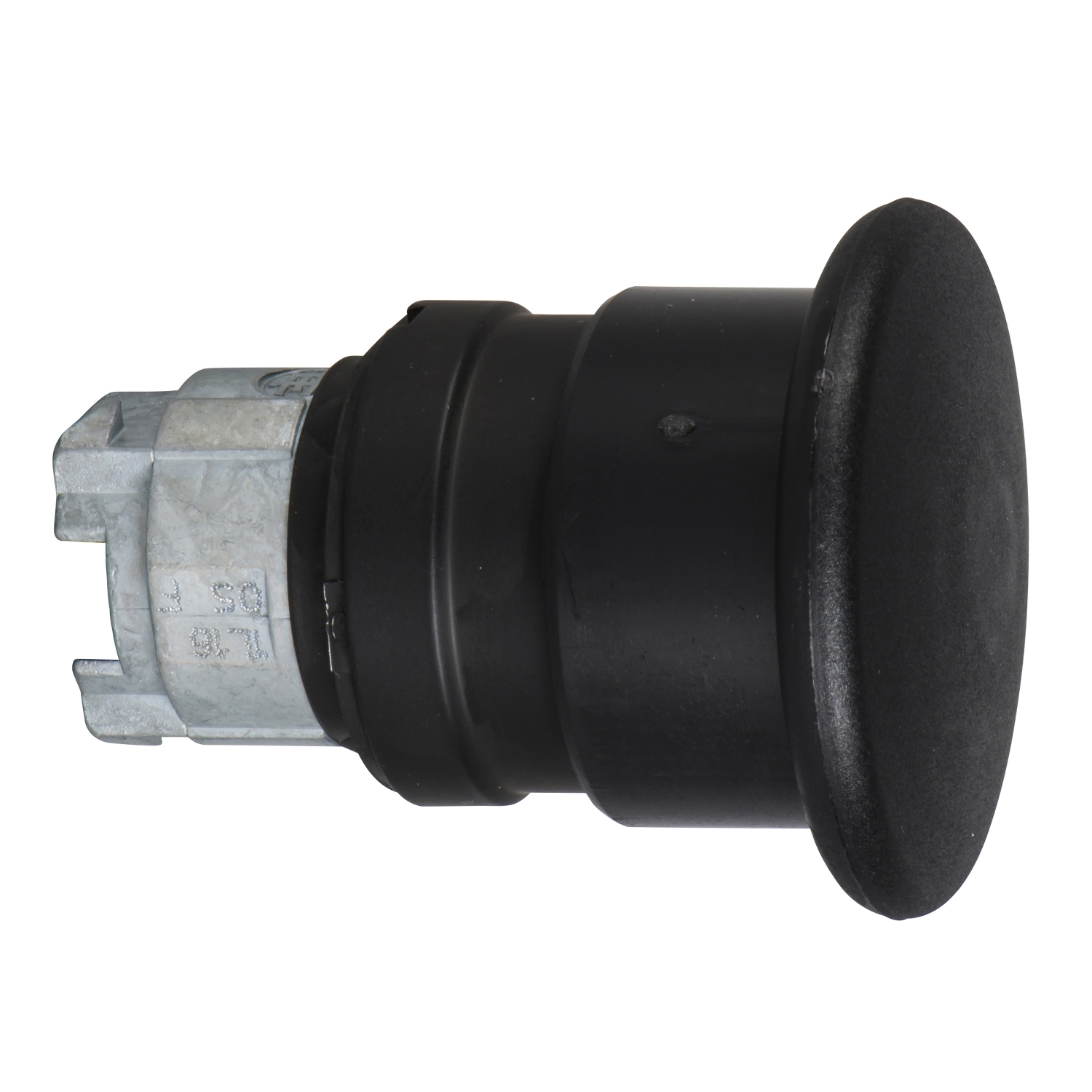 Schneider Electric Schneider Electric ZB4BC27 – Head for non illuminated push button, Harmony XB4, metal, black mushroom 40mm, 22mm, spring return, unmarked
