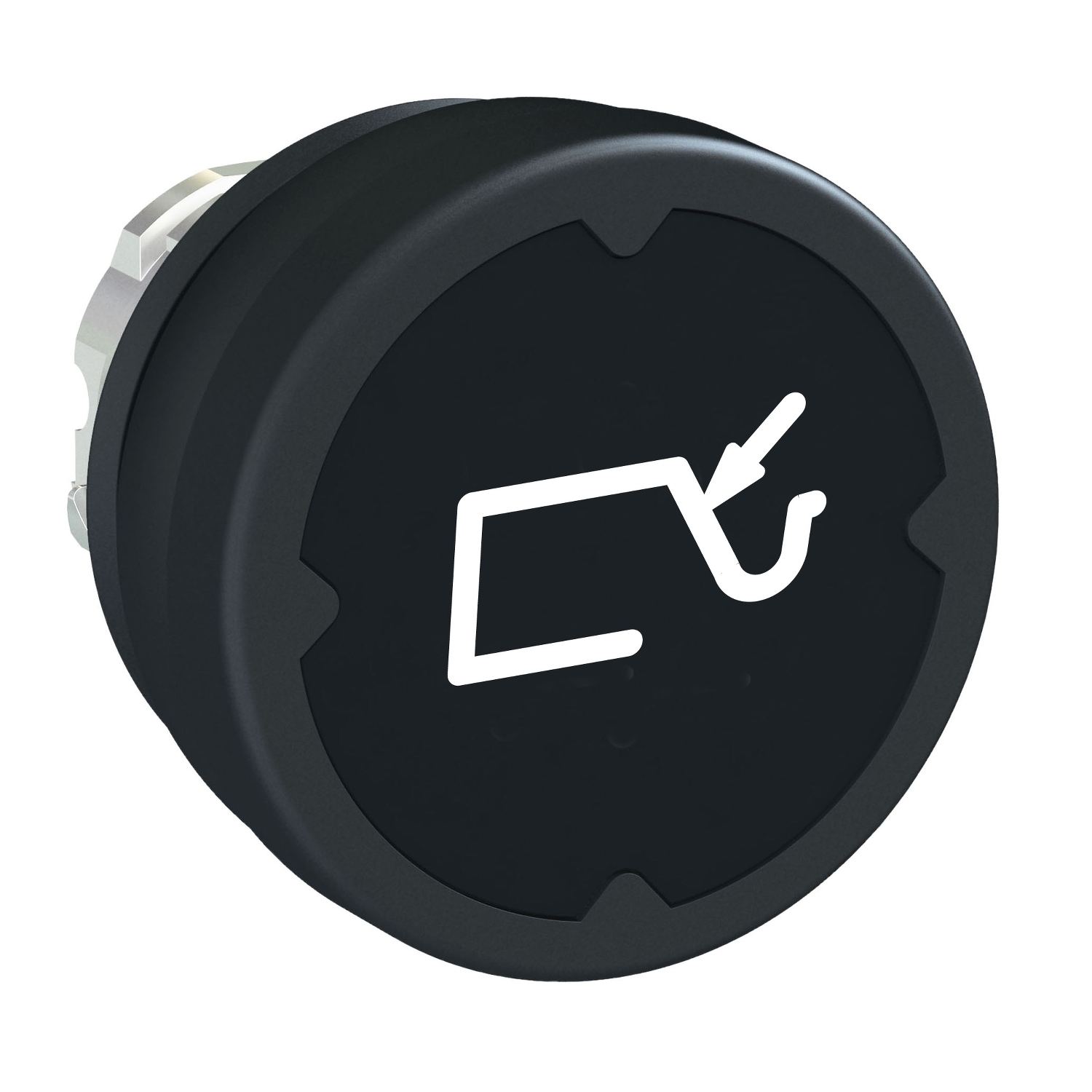 Schneider Electric Schneider Electric ZB4BC28010 – Head for push button, Harmony XB4, push button harsh environment, black, with marking type H010