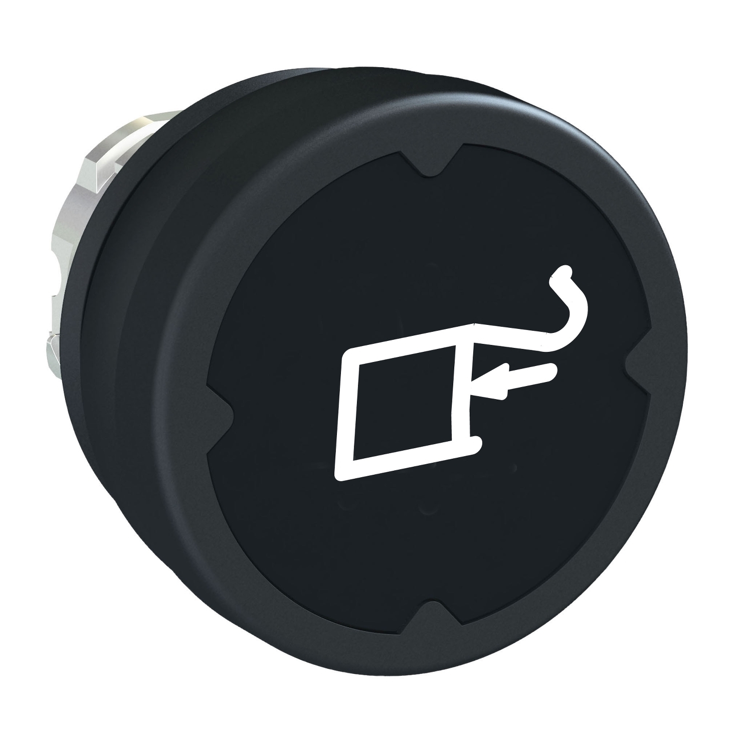 Schneider Electric Schneider Electric ZB4BC28040 – Head for push button, Harmony XB4, push button harsh environment, black, with marking type H040