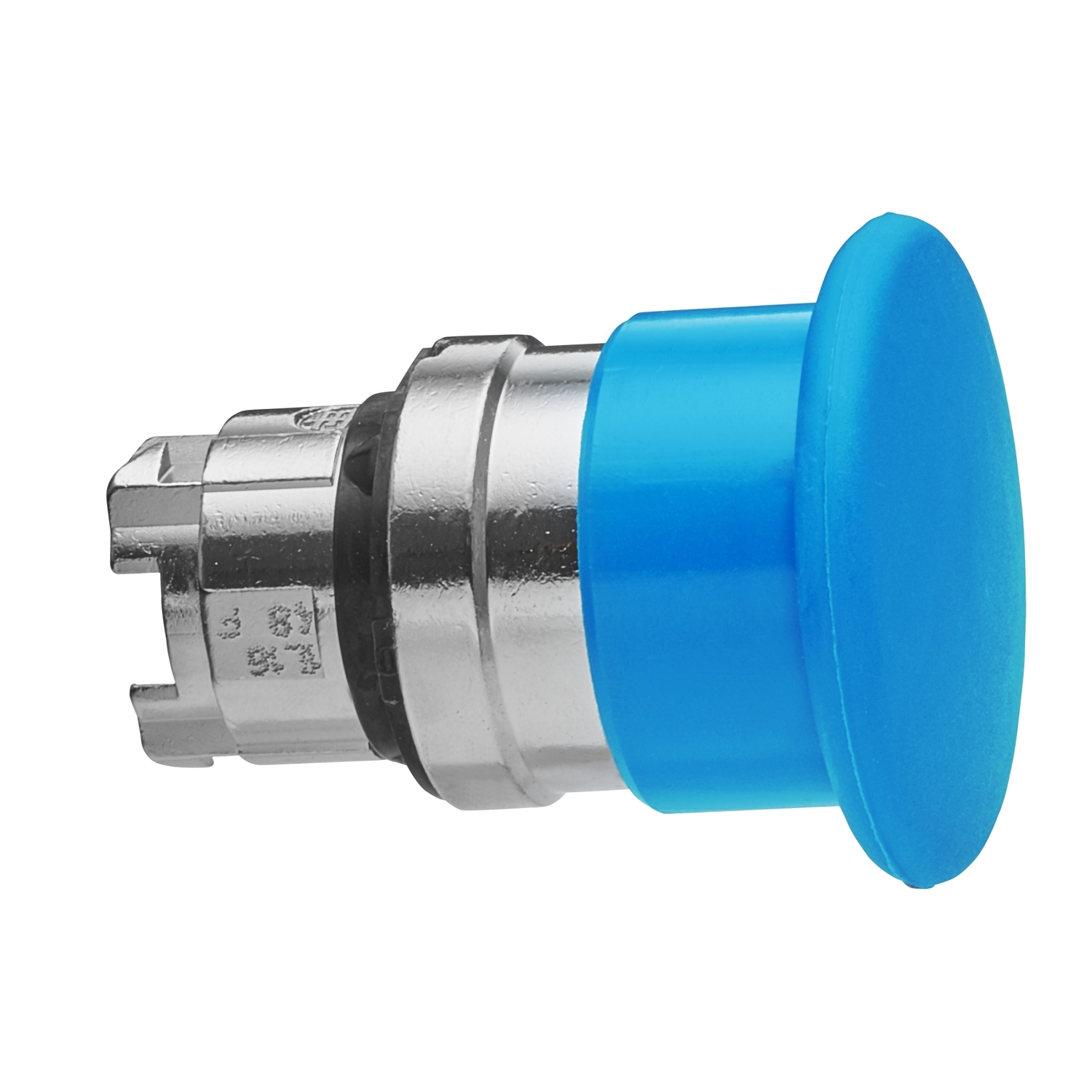 Schneider Electric Schneider Electric ZB4BC6 – Head for non illuminated pushbutton, Harmony XB4, mushroom 40mm, metal, blue, 22mm, spring return
