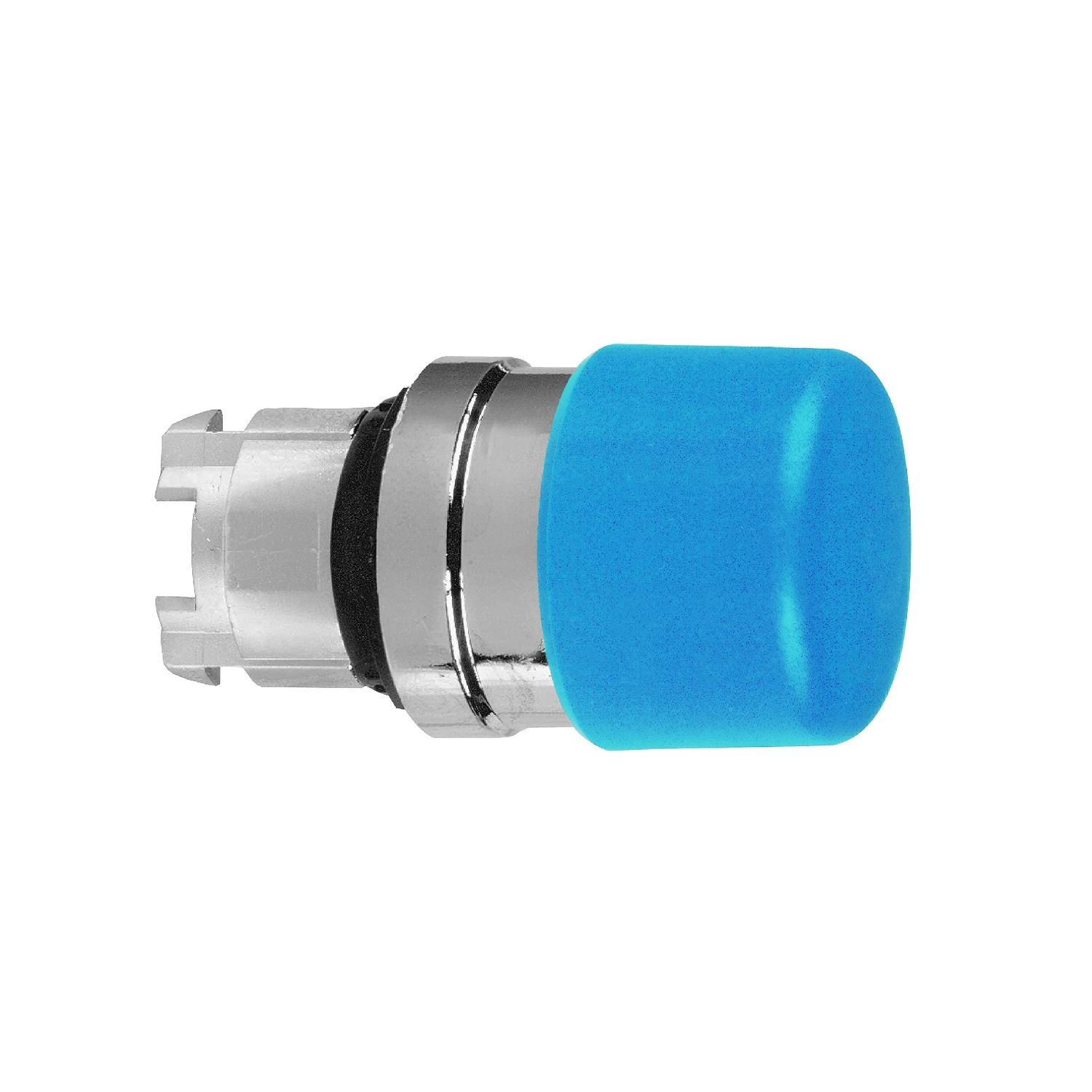 Schneider Electric Schneider Electric ZB4BC64 – Head for non illuminated push button, Harmony XB4, blue mushroom 30mm, 22mm, spring return, unmarked