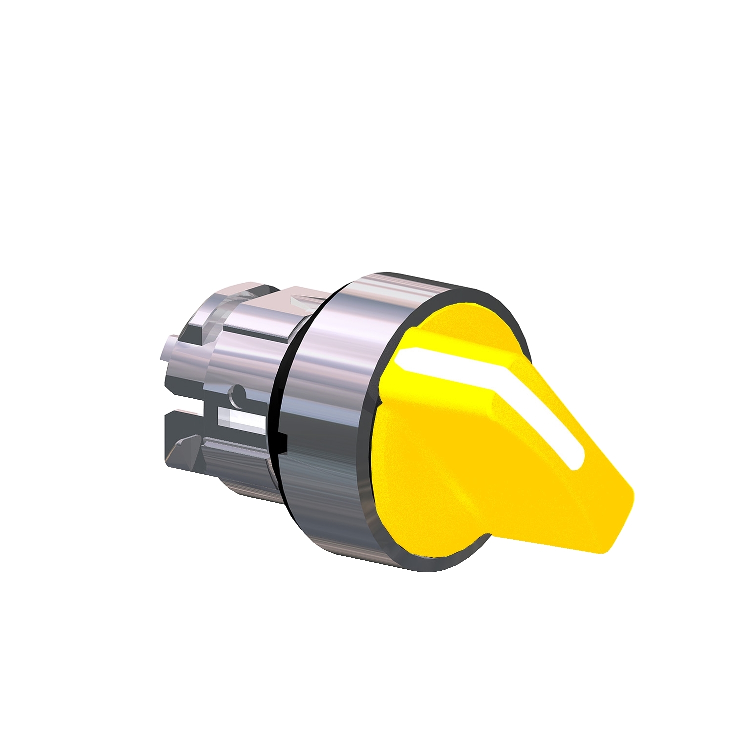 Schneider Electric Schneider Electric ZB4BD205 – Head for selector switch, Harmony XB4, yellow handle, 22mm, 2 positions, stay put