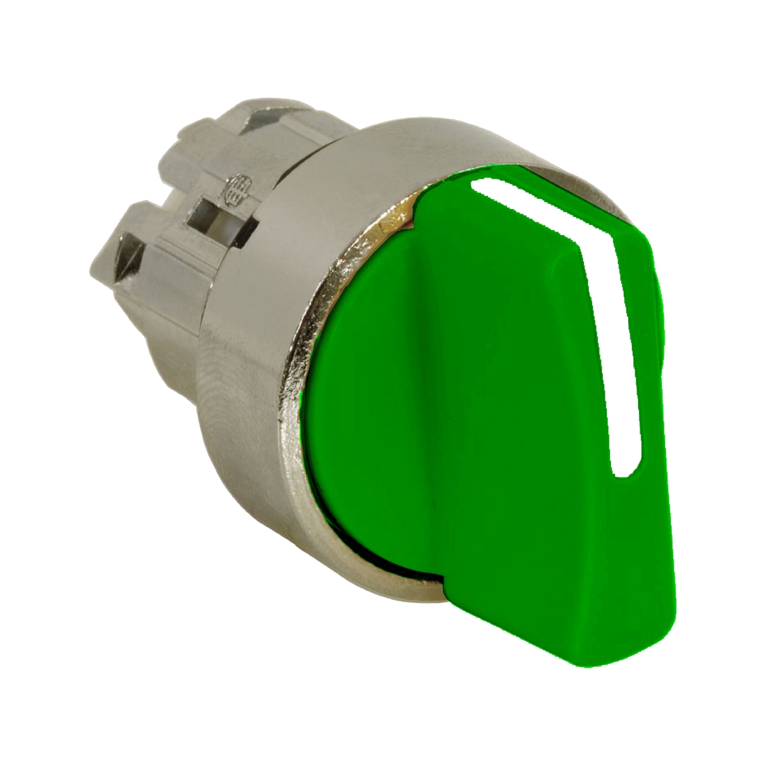 Schneider Electric Schneider Electric ZB4BD503 – Head for selector switch, Harmony XB4, green Ø22 mm 3 position spring return