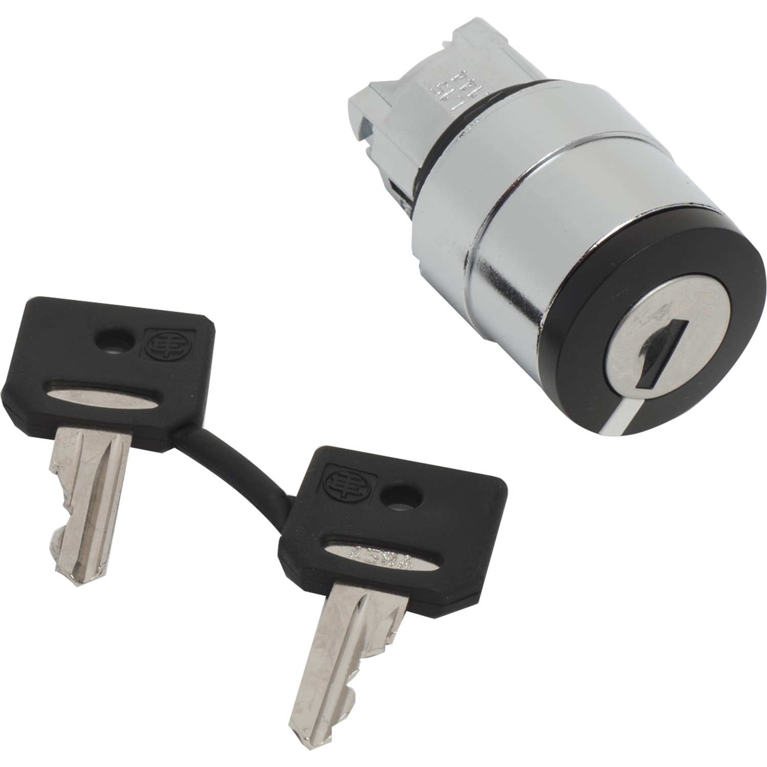 Schneider Electric Schneider Electric ZB4BG410 – Key switch selector head, Harmony XB4, metal, black, 22mm, key 458A, 2 positions, stay put