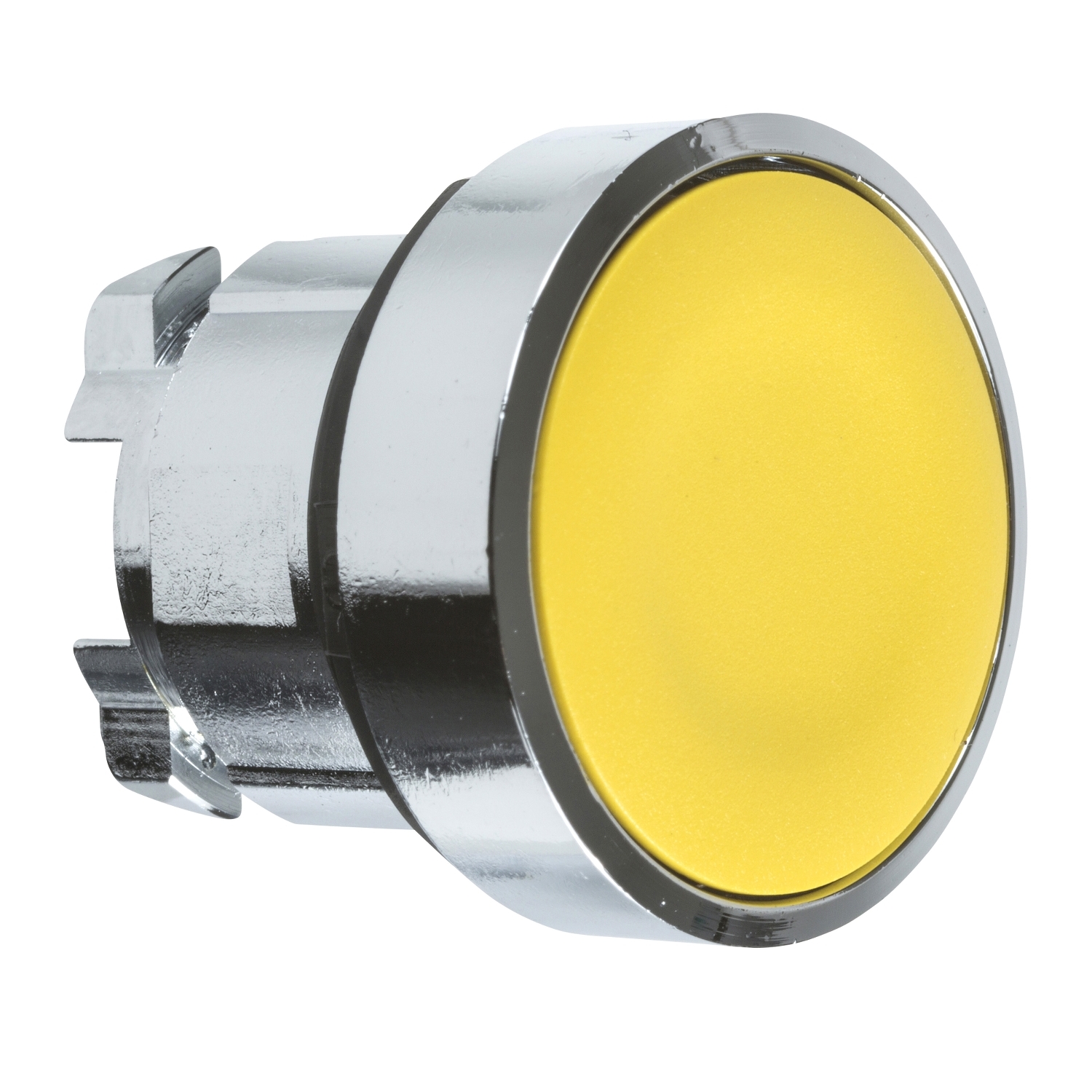 Schneider Electric Schneider Electric ZB4BH05 – Head for illuminated push button, Harmony XB4, metal, yellow flush, 22mm, push-push, unmarked