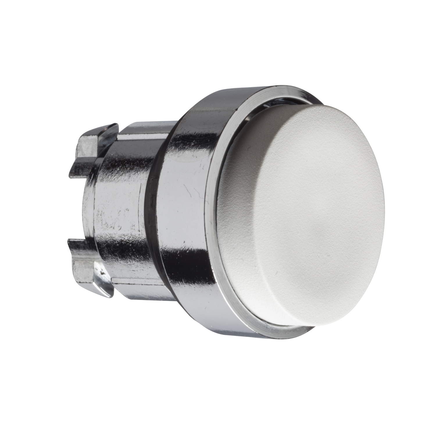 Schneider Electric Schneider Electric ZB4BL1 – Head for non illuminated push button, Harmony XB4, white projecting pushbutton Ø22 mm spring return unmarked
