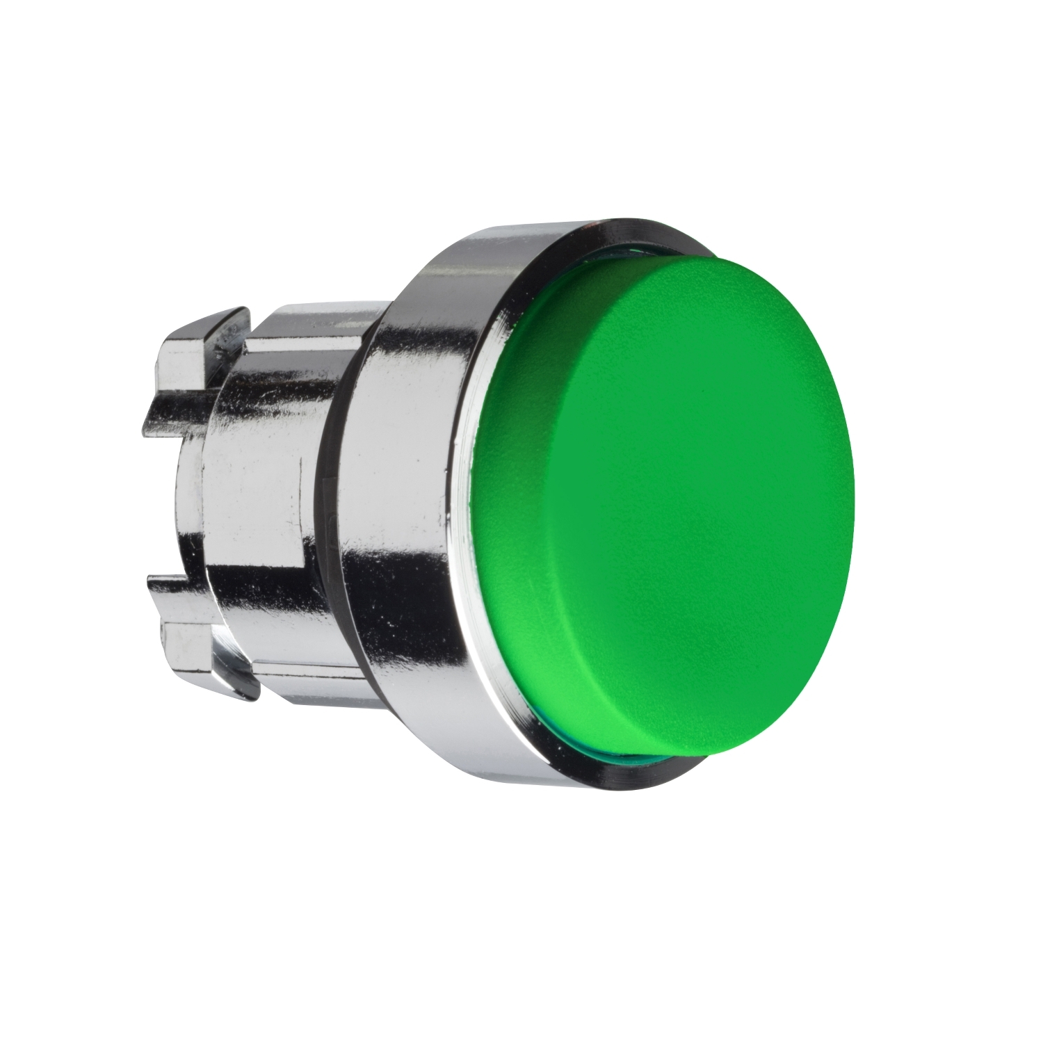 Schneider Electric Schneider Electric ZB4BL3 – Head for non illuminated push button, Harmony XB4, metal, projecting, green, 22mm, spring return, unmarked