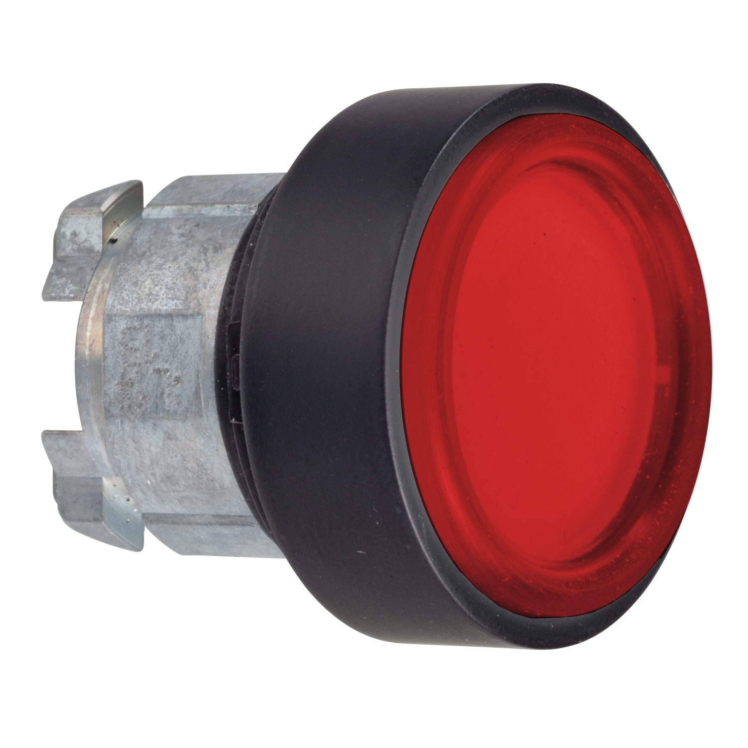 Schneider Electric Schneider Electric ZB4BP4837 – Head for non illuminated push button, Harmony XB4, red flush push button 22mm, spring return, unmarked, clear membrane for legend insertion