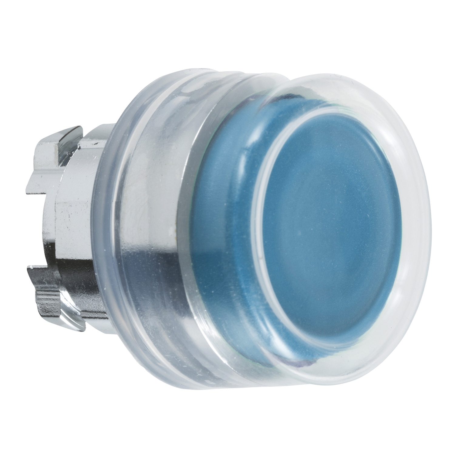 Schneider Electric Schneider Electric ZB4BP68 – blue flush pushbutton head Ø22 spring return unmarked