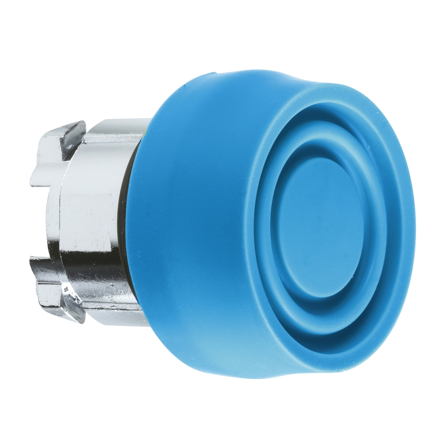 Schneider Electric Schneider Electric ZB4BP6S – Head for non illuminated push button, Harmony XB4, blue flush pushbutton Ø22 mm spring return unmarked