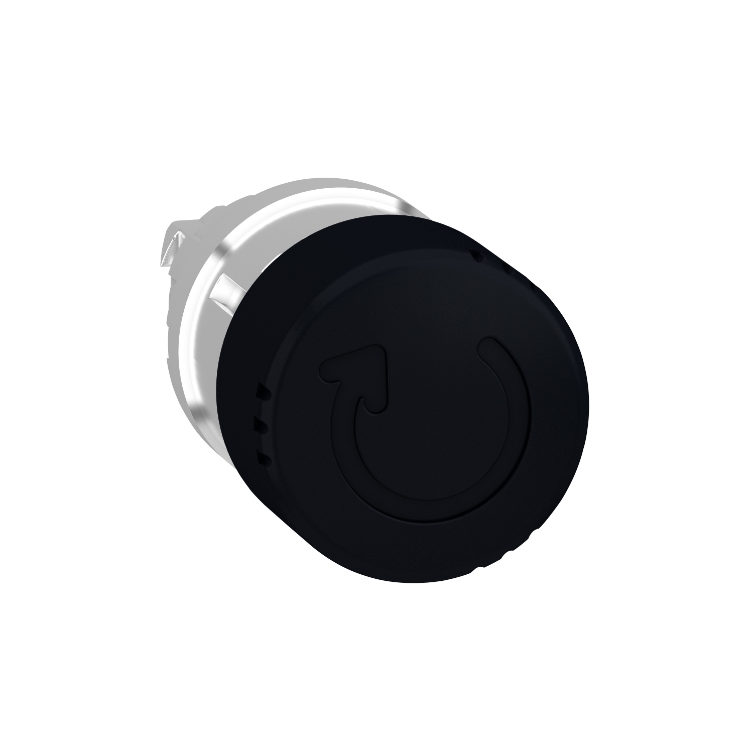 Schneider Electric Schneider Electric ZB4BS42 – black Ø30 mushroom pushbutton head Ø22 latching turn release