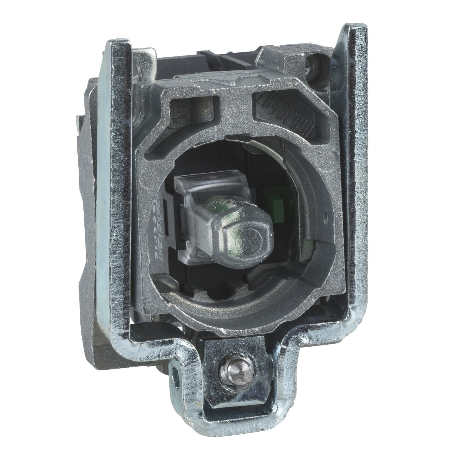 Schneider Electric Schneider Electric ZB4BW0M31 – green light block with body/fixing collar with integral LED 230...240V 1NO