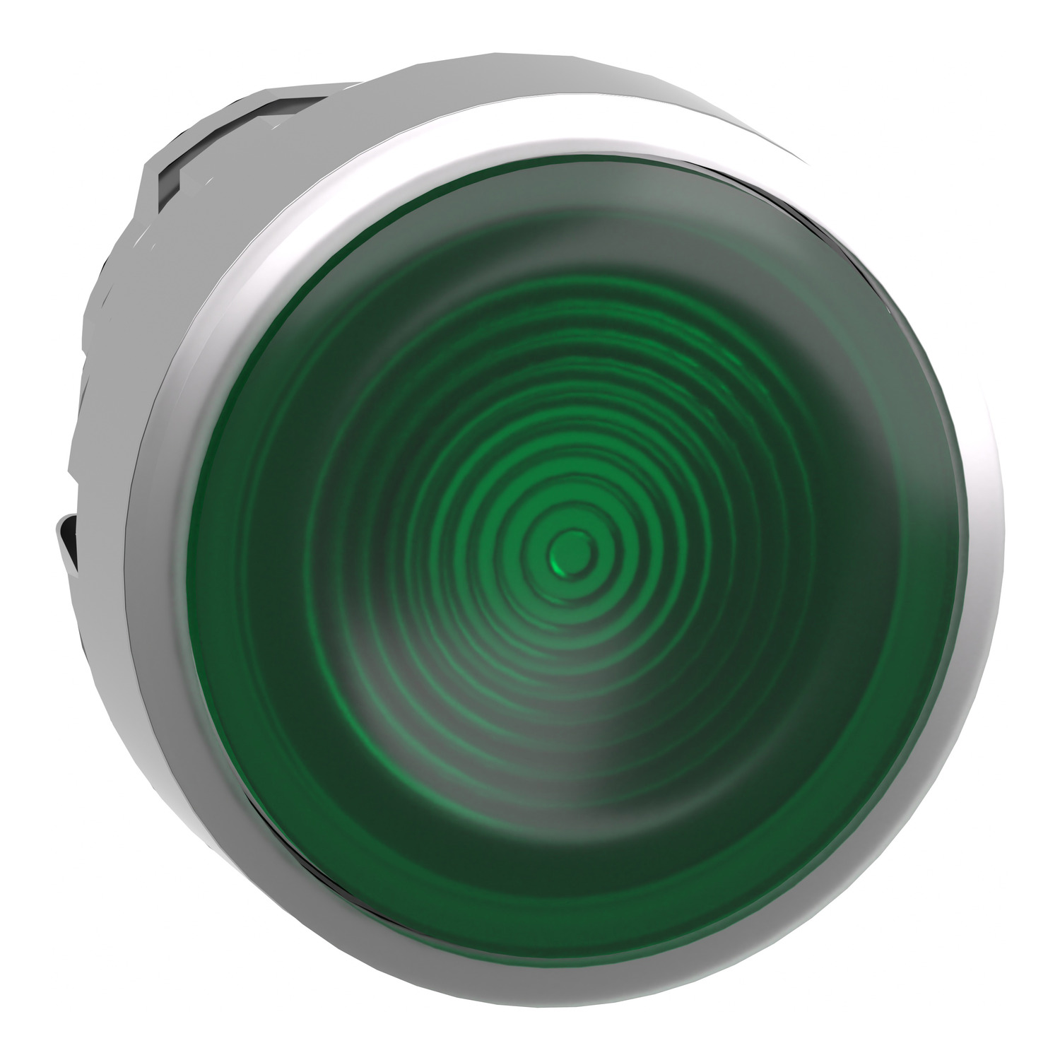 Schneider Electric Schneider Electric ZB4BW333S – Head for illuminated push button, Harmony XB4, green flush pushbutton Ø22 mm spring return integral LED