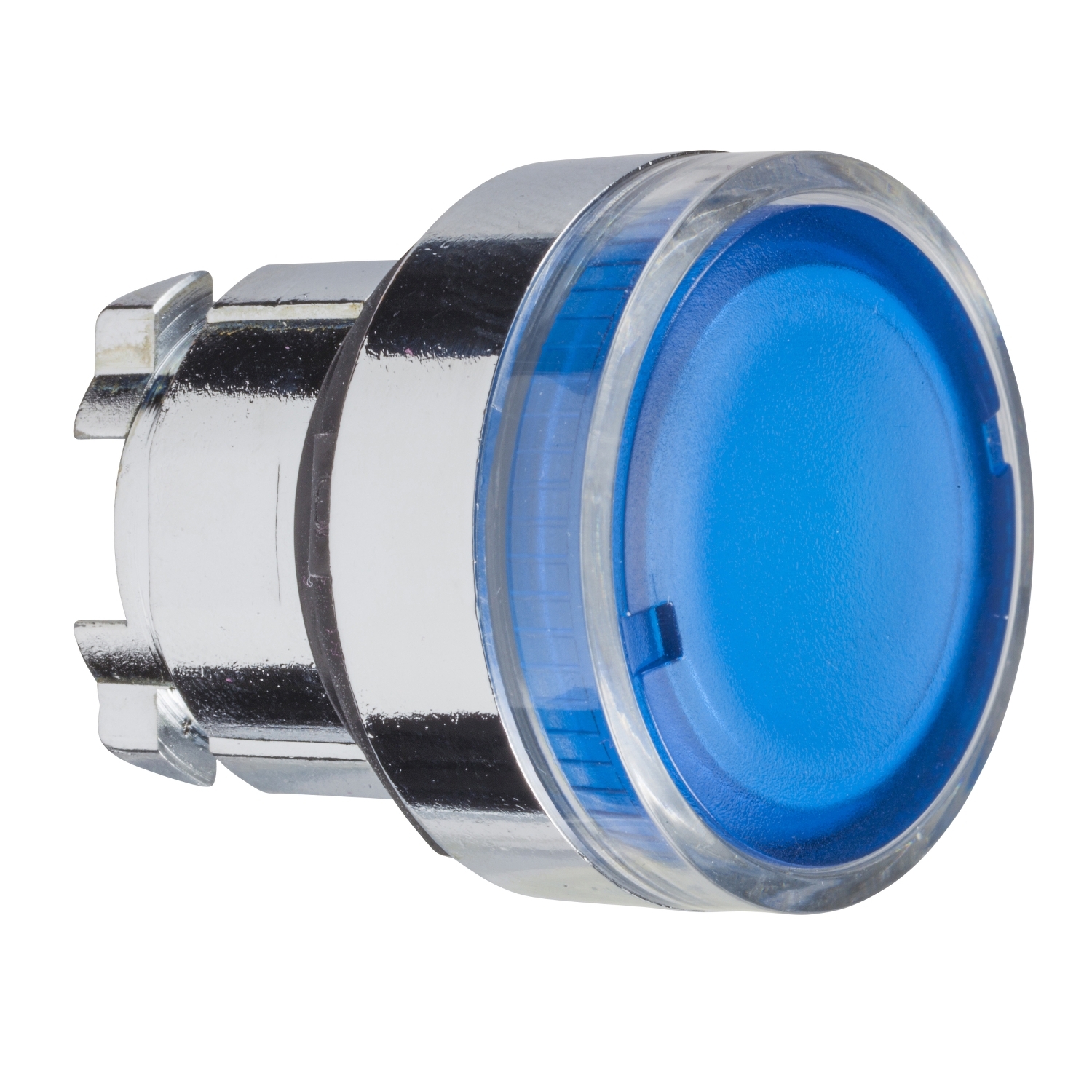 Schneider Electric Schneider Electric ZB4BW36 – blue flush illuminated pushbutton head Ø22 spring return for BA9s bulb