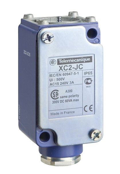 Schneider Electric Schneider Electric ZC2JE62 – Limit switch head, Limit switches XC Standard, ZC2J, steel roller plunger