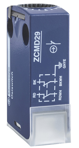 Schneider Electric Schneider Electric ZCMC25L2 – Pre cabled connection, Limit switches XC Standard, ZCMC, 2 Poles, PvR, 2 m