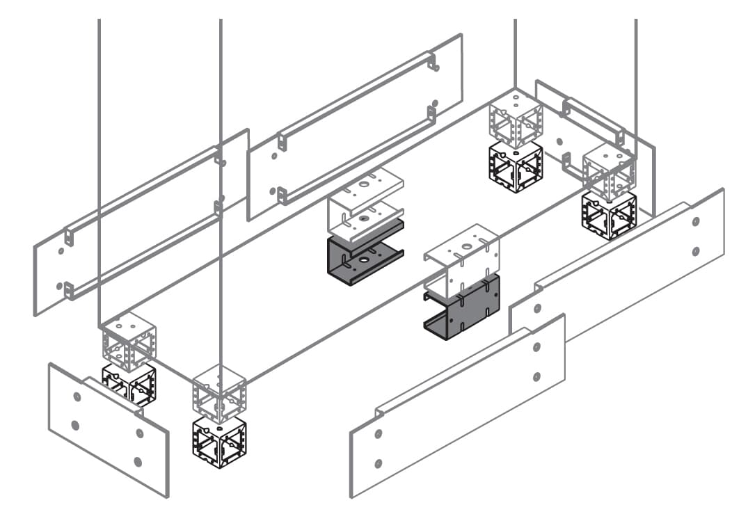 ABB ABB IS2-ZN1020 N.2 intermediate angle H=100MM